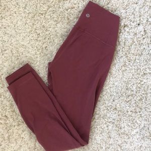 Size 4 Pink lululemon leggings!